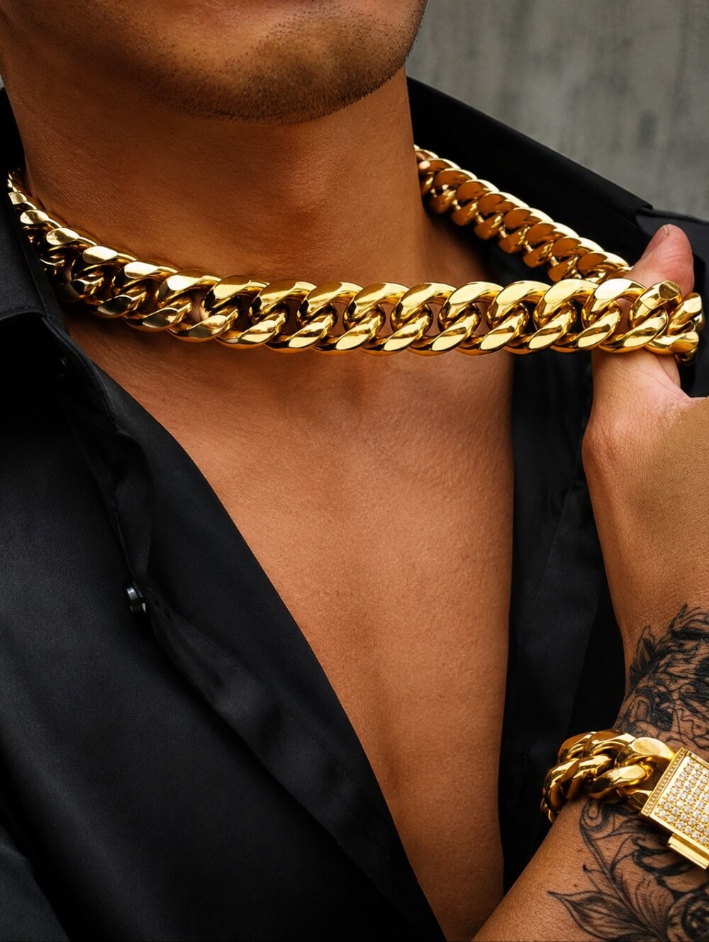 20" XL Gold Cuban Link chain